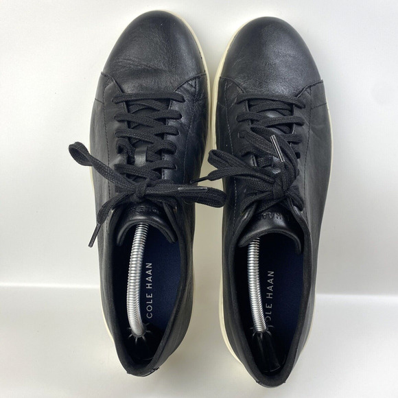 Cole Haan Grand Crosscourt II Mens Sz 12M Black Leather Tennis Shoes Sneaker main image 5